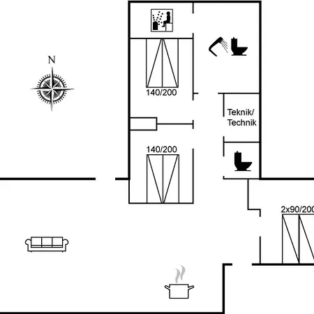 Feriehus Hinda - 1-2km From The Sea By Interhome